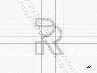 P+R monogram grid process