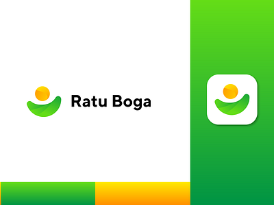 Ratu Boga Wangi branding design food icon logo typography