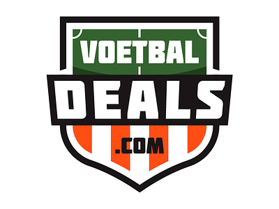 Voetbaldeals brand identity design final football identity logo new soccer