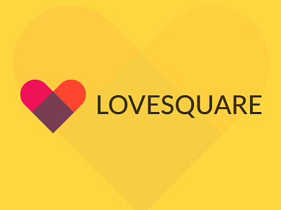 Lovesquare design logo typography