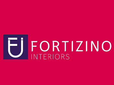 Fortizinor Interior branding illustration logo typography