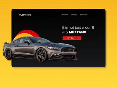 Mustang app branding logo typography web website