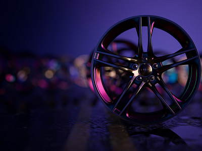Wheels 3d art c4d car design everyday graphic metal octane steel wheels