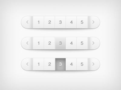 Pagination design ui web elements pagination clean design ui design