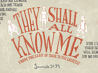 Verse of the Day WIP bible hand lettering jeremiah lettering text
