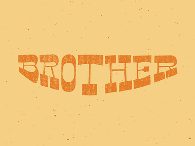 Oh brother lettering