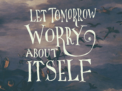 Worry Lettering