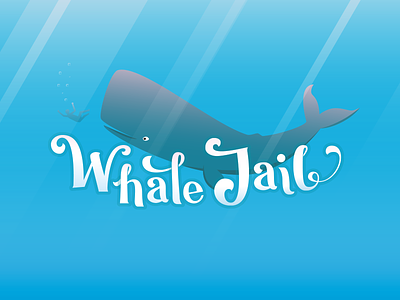 Whale Jail - iOS Game Art game game art game dev hand lettering jonah lettering nineveh whale