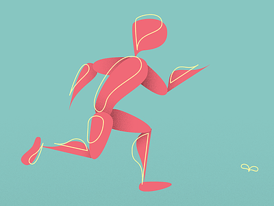 Running Guy illustration run running