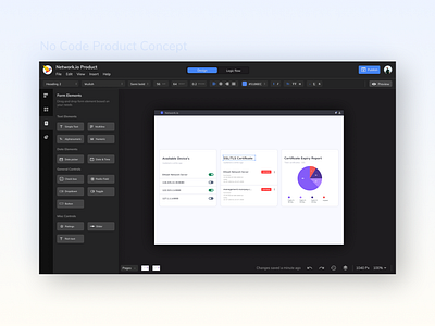 Network.io | No code Development Concept | Web App
