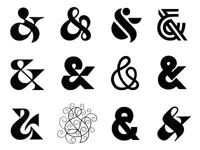 & ampersand logo mark symbol