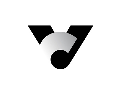 VC 2 c letter logo logotype mark monogram negative space symbol typography v vc