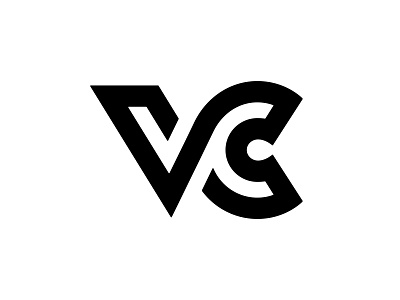 VC 4 c letter logo logotype mark monogram symbol typography v vc