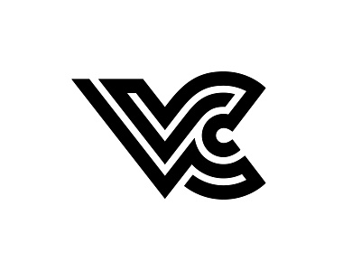 VC 6 c letter logo mark monogram symbol typography v vc