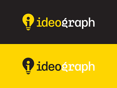ideograph V2 bulb bulb logo logo mark negative space logo negativespace symbol