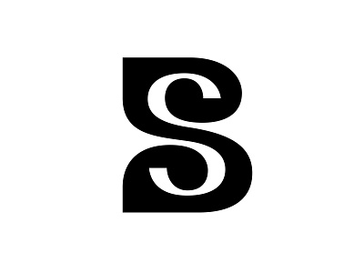SB / BS bs letter logo logo mark symbol logotype mark monogram negative space negative space logo sb symbol typography