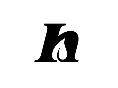 h h letter logo h logo leaf leaf logo letter logo logo mark symbol logotype mark monogram negative space symbol typography