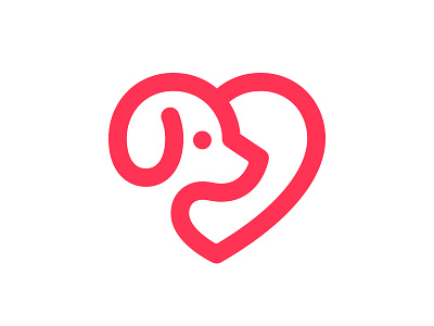 Puppy / Heart cute cute logo heart heart logo heart symbol logo mark puppy puppy dog puppy logo symbol