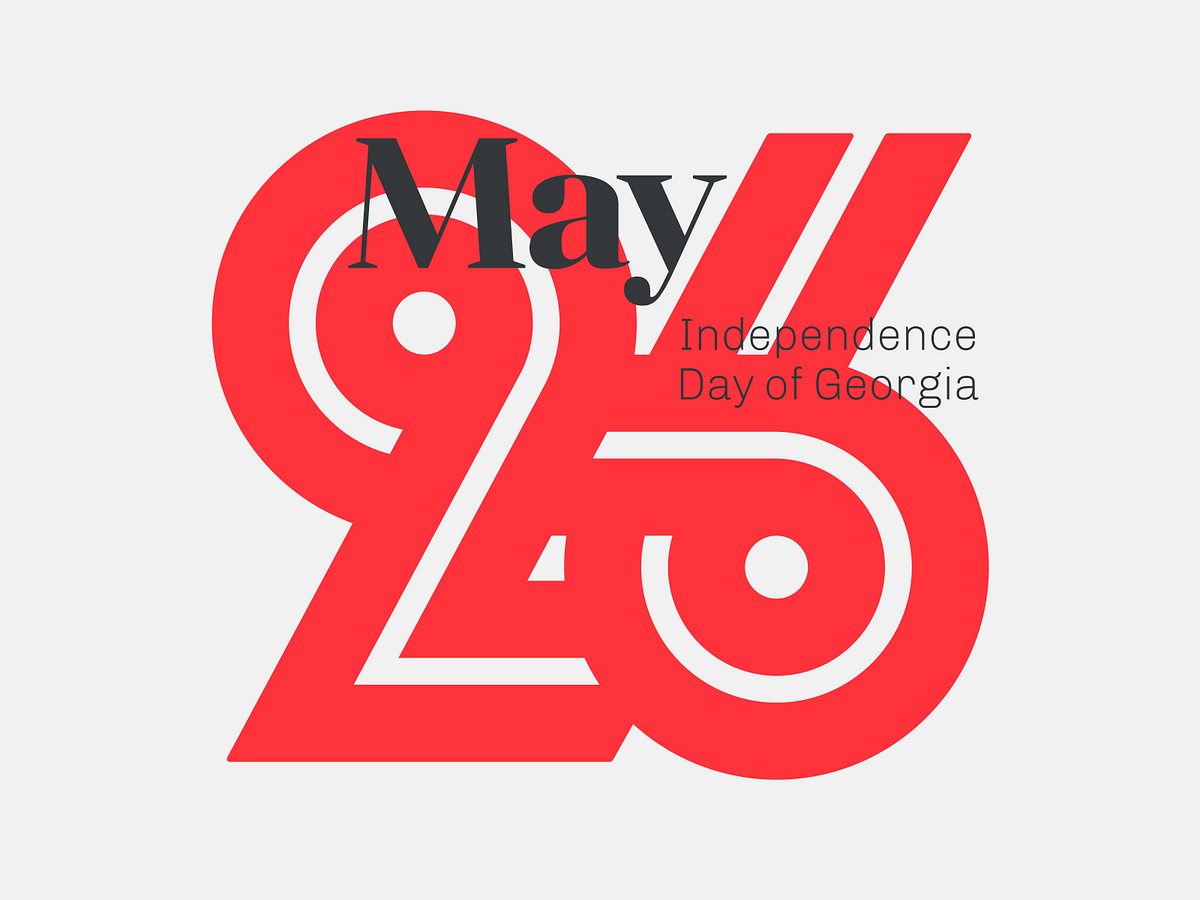 26 May / Independence Day of by Kakha Kakhadzen on Dribbble