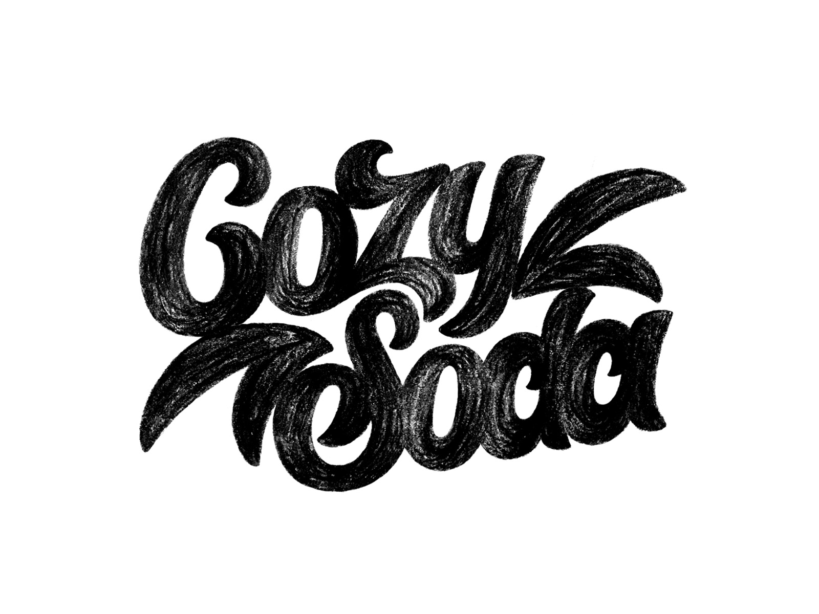 Cozy Soda Lettering / Sketch by Kakha Kakhadzen on Dribbble