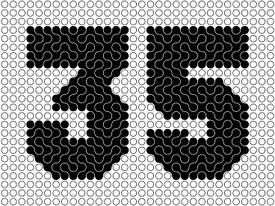 35 35 design illustration letter logo logotype mark monogram number numbers symbol typography