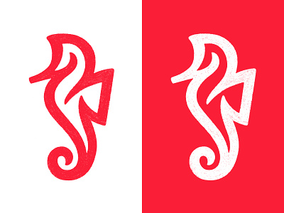 Seahorse / Sketch line logo logo mark seahorse seahorse logo sketch symbol