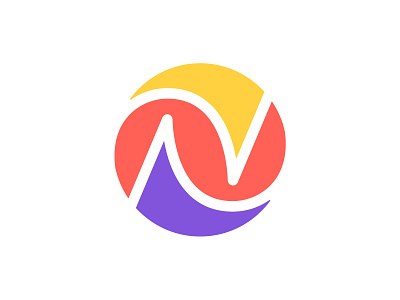 N / Circle / V4 circle n design letter letter n logo logotype mark monogram n logo symbol typography