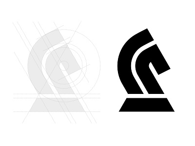 Knight V2 bold logo chess chess piece design illustration knight knight logoi logo logotype mark symbol