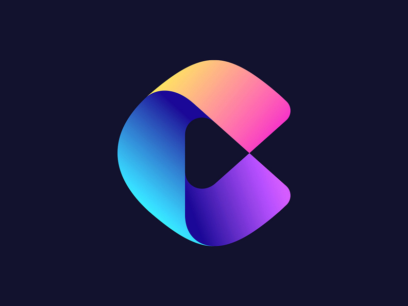C + Play Icon by Kakha Kakhadzen on Dribbble