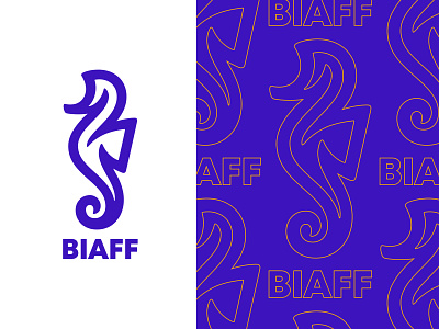 BIAFF / Logo Proposal batumi batumi film film festival identity logo logo proposal mark sea seahorse seahorse logo symbol