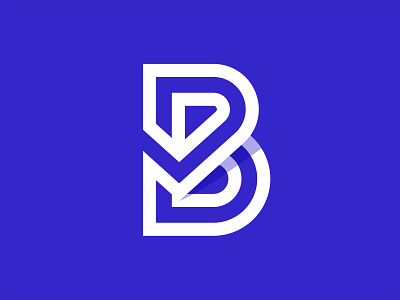 B + Checkmark b checkmark design letter letter b logo logotype mark monogram symbol typography