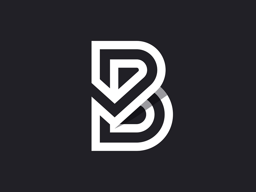 B + Checkmark by Kakha Kakhadzen on Dribbble