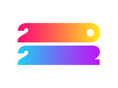 2022 2022 2022 logo design happy new year letter logo logotype mark monogram numbers symbol typography