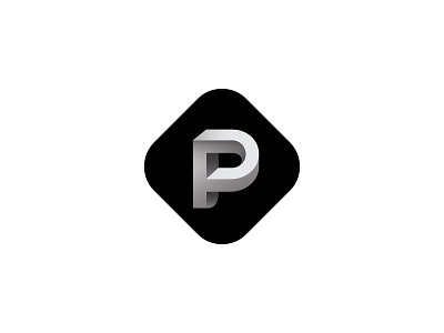 P logo mark symbol