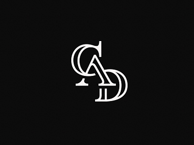 CAD logo mark symbol