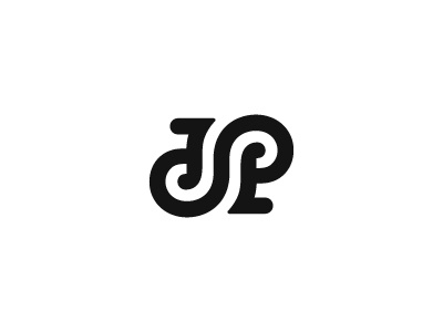 JP Ambigram ambigram logo mark symbol