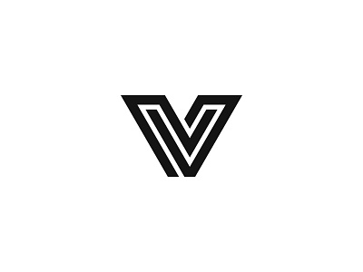 V logo mark symbol v