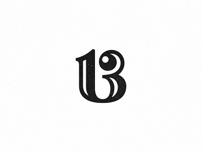 13 13 logo mark symbol number