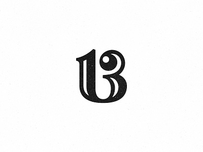 13 13 logo mark symbol number
