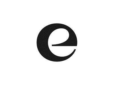e e letter logo mark symbol monogram