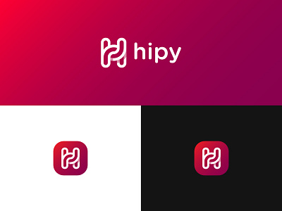Hipy h logo mark symbol monogram