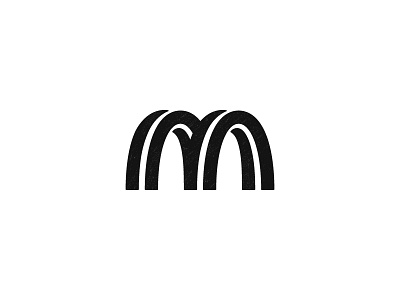 m logo logotype m mark mcdonalds monogram symbol