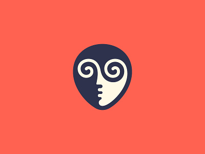 WIP face hipnotic human kakhadzen logo man mark symbol