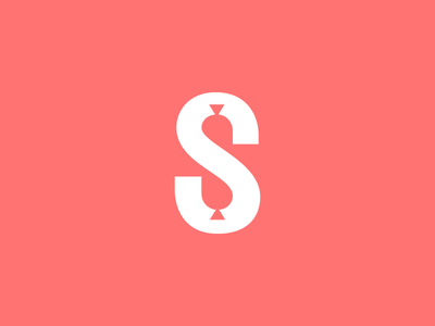 S For Sausage logo logotype mark negative space s sausage symbol
