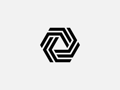 Hexagon hexagon logo logotype mark symbol triangle