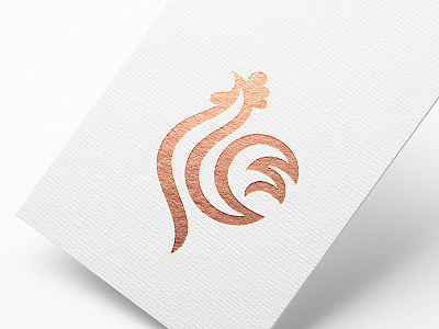 Rooster logo logotype mark rooster symbol