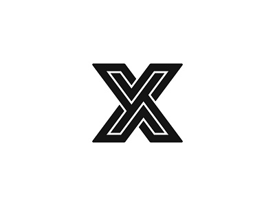 X letter logo logotype mark monogram symbol x