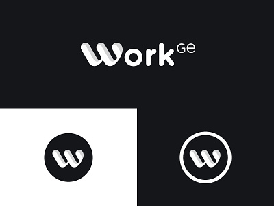 Work.ge letter letterform logo logotype mark monogram symbol w work