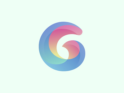 G g letter logo logotype monogram sea sun sunset travel wave
