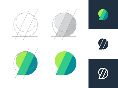 D 1 d letter logo logotype mark monogram symbol typography